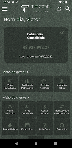 Android application Troon Capital screenshort