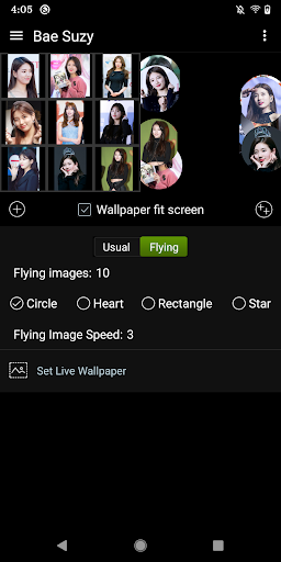Android application Bae Suzy LWP screenshort