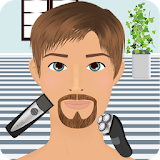 beard salon game icon