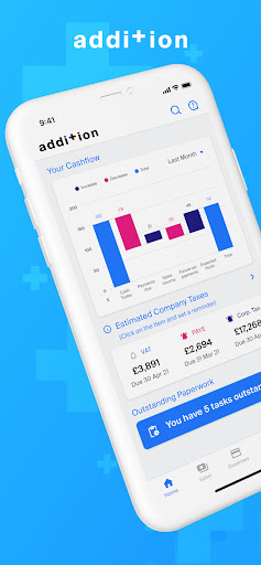 Android application Addition Finance screenshort