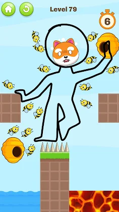 Save The Dog - Draw To Save - Screenshot 1