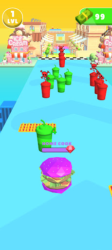 Food Craze: Running Game 3D Screen 3
