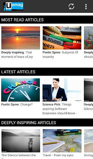 Android application Inspiration Unlimited eMag screenshort