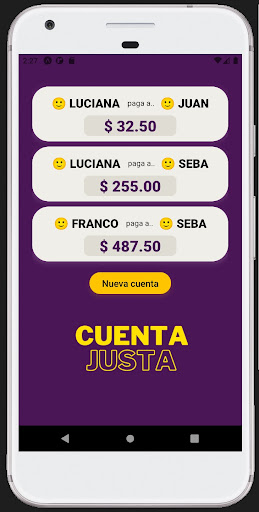 Cuenta Justa Screen 2