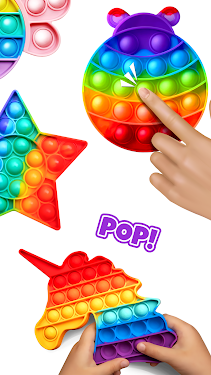 #1. Pop It Fidget Toy Trading Game (Android) By: Happy Champ