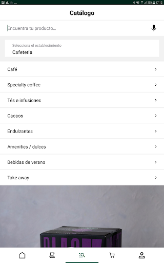Cafés Baqué App HORECA Screenshot