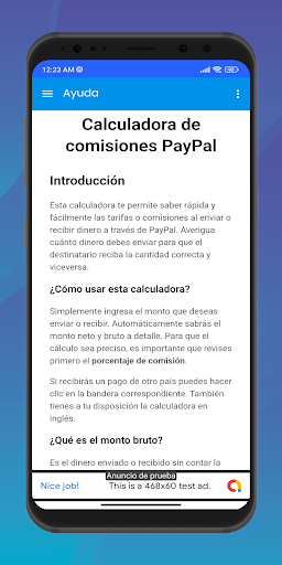 Calculadora para Paypal (fees) 6