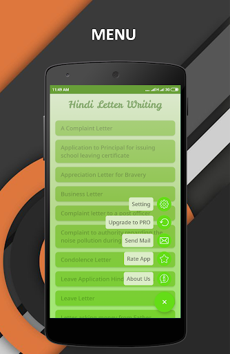 Hindi Letters Writing Screen 2