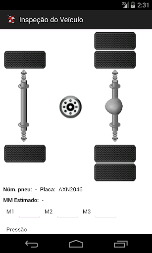 Android application KMM Pneus screenshort