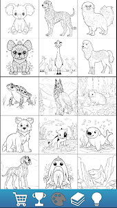 Animal Blend Coloring Book