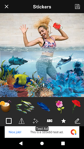 Android application 3D Water Photo Frames screenshort