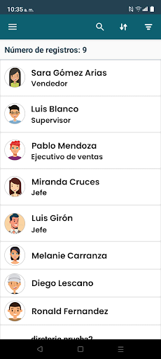 Contactos Plus Screen 3