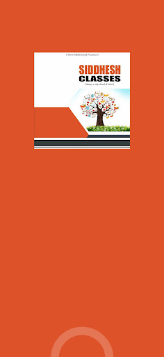Android application Siddhesh Classes screenshort