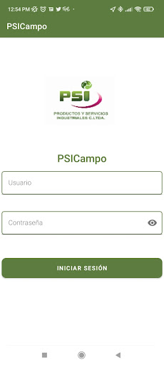 Android application PSI Campo screenshort
