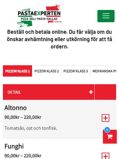 Pasta Experten Screen 2