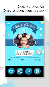 Baby Shower Invitation Card Ma apkpoly screenshots 8