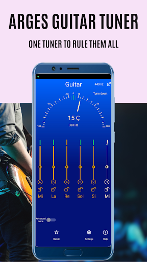 Android application Arges Guitar Tuner screenshort