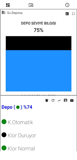 Android application BulutScada screenshort