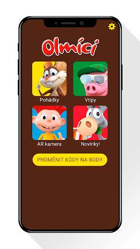 Android application Olmíci screenshort