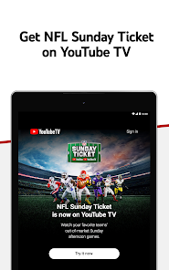 redzone not showing up on youtube tv