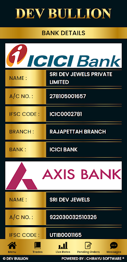 DEV BULLION Screen 3
