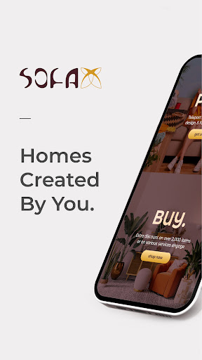 Android application SofaX - Homes Created By You screenshort