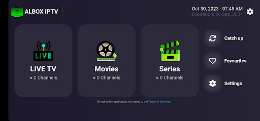 ALBOX TV PLAYER Screen 2