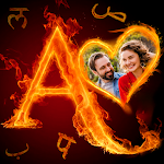 Cover Image of 下载 Fire Text Photo Frame App 1.52 APK