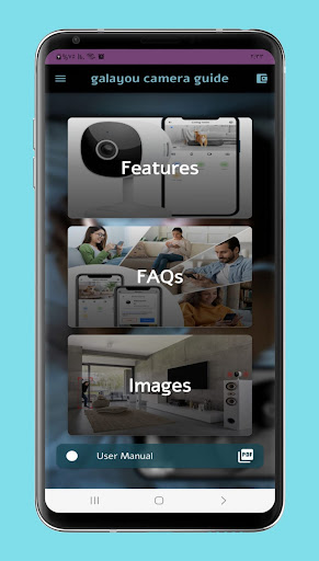 Android application galayou security camera guide screenshort