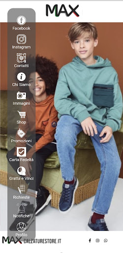 Android application Max Calzature screenshort