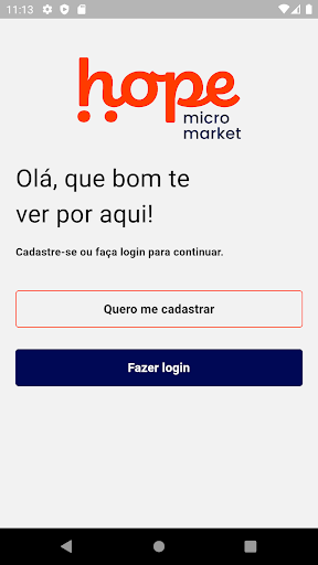 Android application Hope Micro Market screenshort