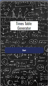 Times Table Generator-Sanidhya