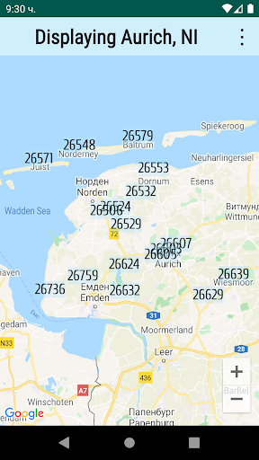 Germany Postal Codes