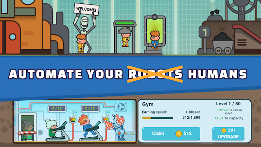 Idle Humans: Mining Games
