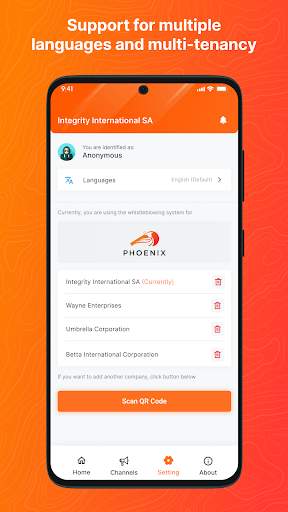 Phoenix Whistleblowing Screen 2
