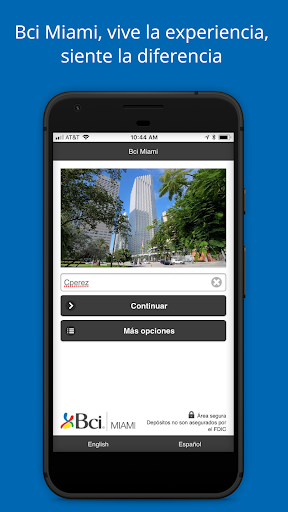 Android application Bci Miami screenshort