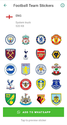 Football team Stickersのおすすめ画像1