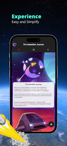 Gametize: Explore Experiences Screen 3