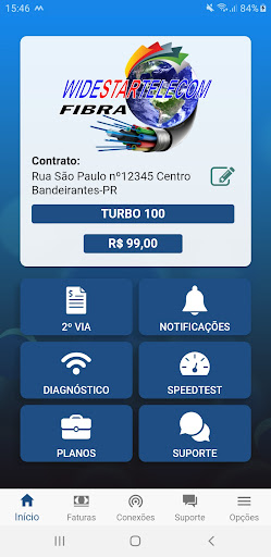 WIDESTAR TELECOM Screen 2
