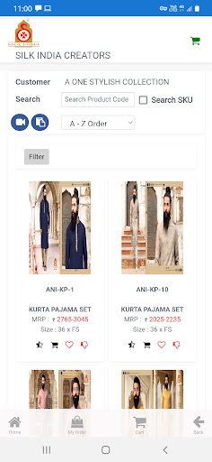 Android application Silk India Creators screenshort
