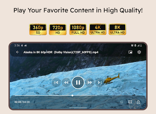 Android application GoPlayer screenshort