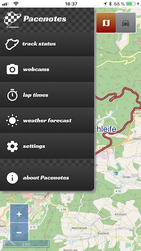 Nordschleife Pacenotes Screen 3
