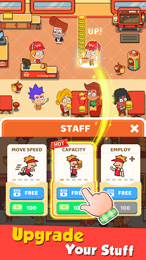 Idle Burger Tycoon-Burger shop Screen 2