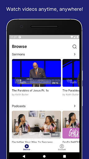 Android application Faith Word Network screenshort