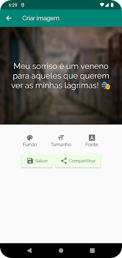 Android application Frases de Maloka para Status screenshort
