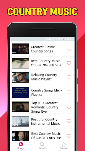 Android application COUNTRY MUSIC - Best Country M screenshort