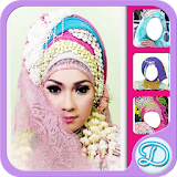 Modern Bridal Hijab Selfie icon