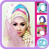 Modern Bridal Hijab Selfie