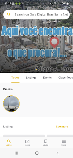 Android application Guia Brasília na Net screenshort