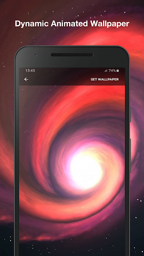 Spiral Galaxy Wallpaper Pro Screen 2